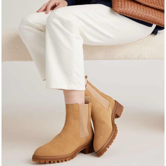 Quince Shoes - NIB Quince Chelsea boot in waterproof desert taupe suede size 9